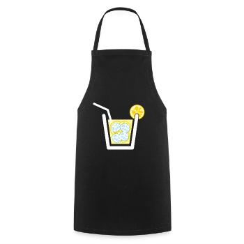 Lemonade gift drink soda summer - Cooking Apron - black - Front - AI Model Male 185 dark (185cm)