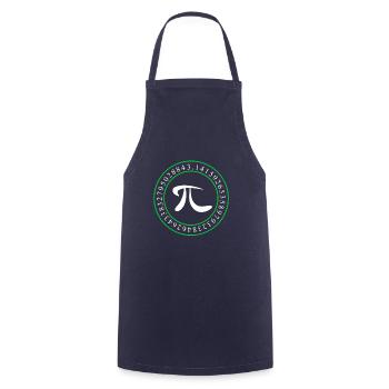 Numéro PI 3.14 Prime Gift Math Nerd - Tablier de cuisine - marine - Devant - AI Model Male 185 dark (185cm)