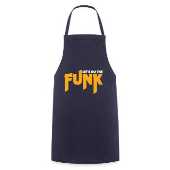 Funk Geschenk Musik Konzert Festival - Kochschürze - Navy - Vorne - AI Model Male 185 dark (185cm)