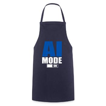 Künstliche Intelligenz Geschenk KI AI Technologie - Kochschürze - Navy - Vorne - AI Model Male 185 dark (185cm)