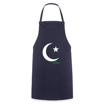 Islam Gift Muslim Faith Mosque - Cooking Apron - navy - Front - AI Model Male 185 dark (185cm)
