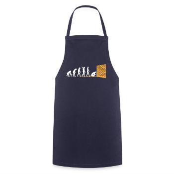 Mason craftsman handcraft home improvement gift - Cooking Apron - navy - Front - AI Model Male 185 dark (185cm)