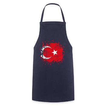 Turkey Music - Cooking Apron - navy - Front - AI Model Male 185 dark (185cm)