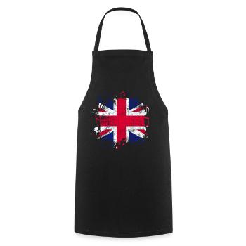 Great Britain Music - Cooking Apron - black - Front - AI Model Male 185 dark (185cm)