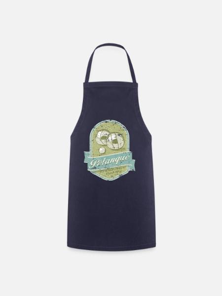 Petanque vintage - Tablier de cuisine - marine