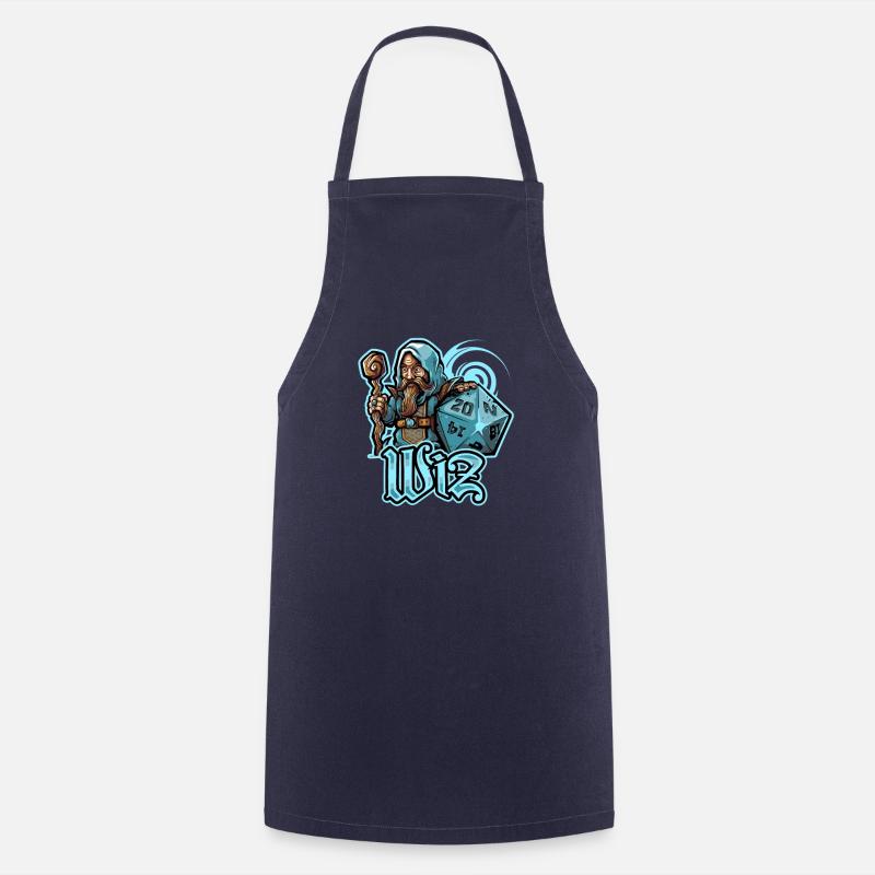 RPG Wizard - Cooking Apron - navy