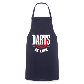 jeu de fléchettes - Tablier de cuisine - marine - Devant - AI Model Male 185 dark (185cm)