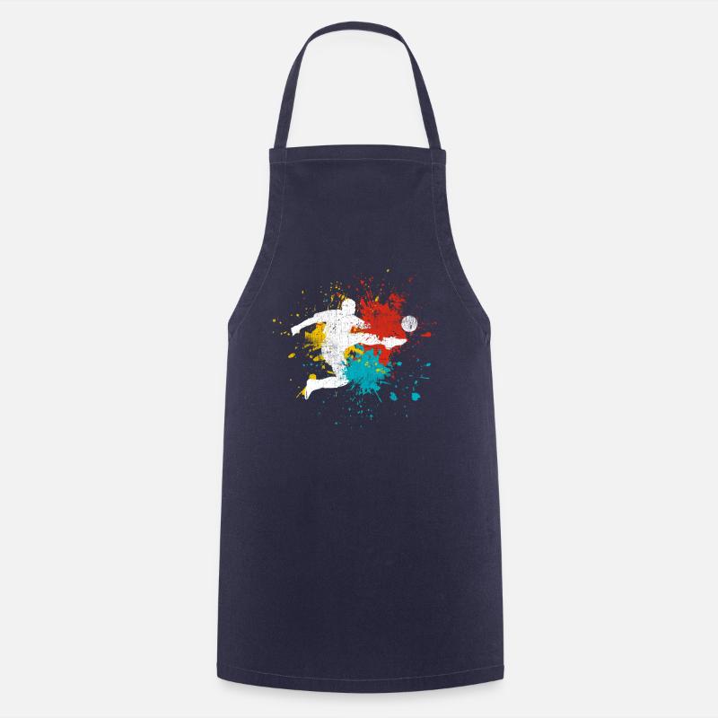 Fußball - Kochschürze - Navy