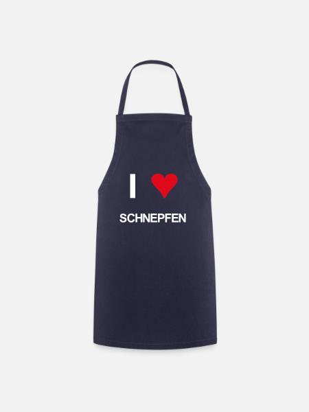 I love Schnepfen - Kochschürze - Navy
