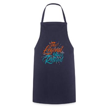 pension - Cooking Apron - navy - Front - AI Model Male 185 dark (185cm)