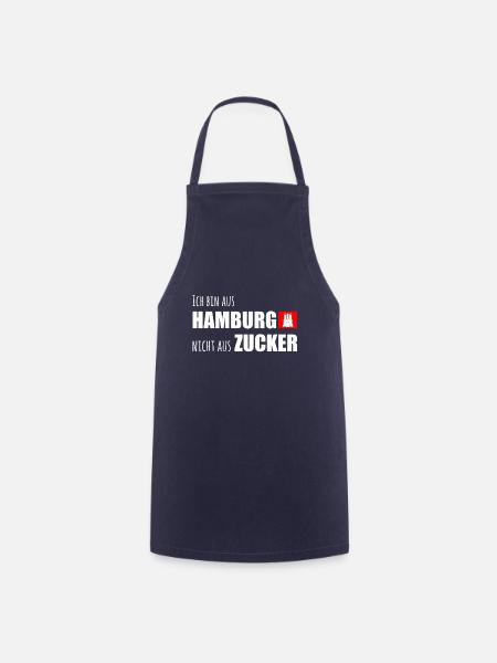 Ich bin aus Hamburg - Kochschürze - Navy
