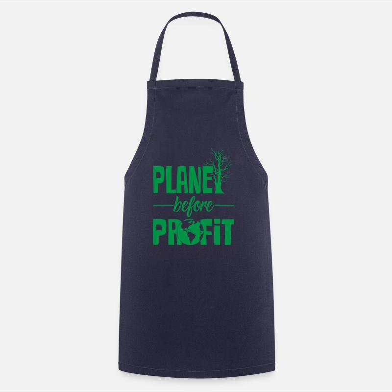 Klimaschutz - Kochschürze - Navy