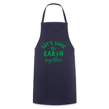 environmental Protection - Cooking Apron - navy - Front - AI Model Male 185 dark (185cm)