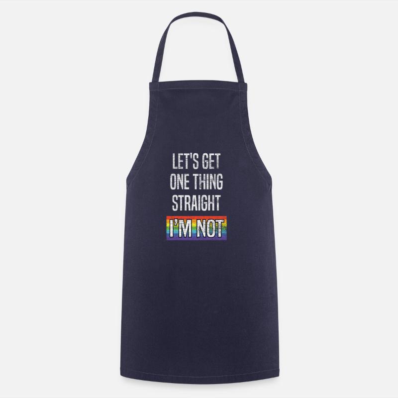 LGBT - Tablier de cuisine - marine