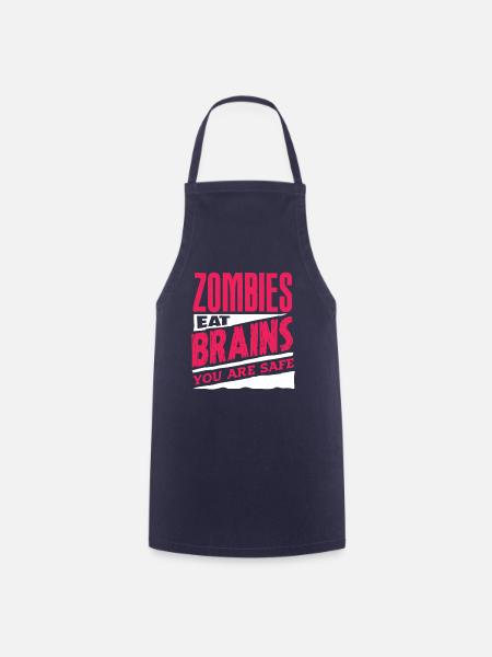 Zombie - Kochschürze - Navy