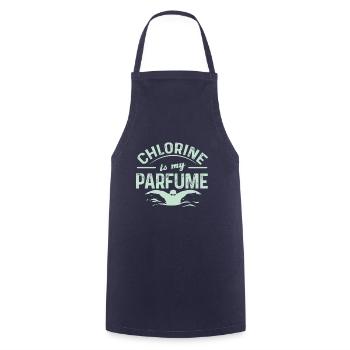 Natation - Tablier de cuisine - marine - Devant - AI Model Male 185 dark (185cm)