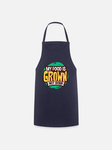 Vegan vegan - Cooking Apron - navy
