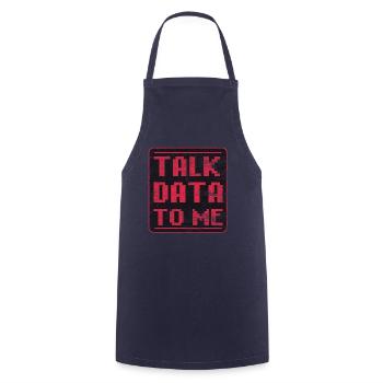 Programming Nerd - Cooking Apron - navy - Front - AI Model Male 185 dark (185cm)