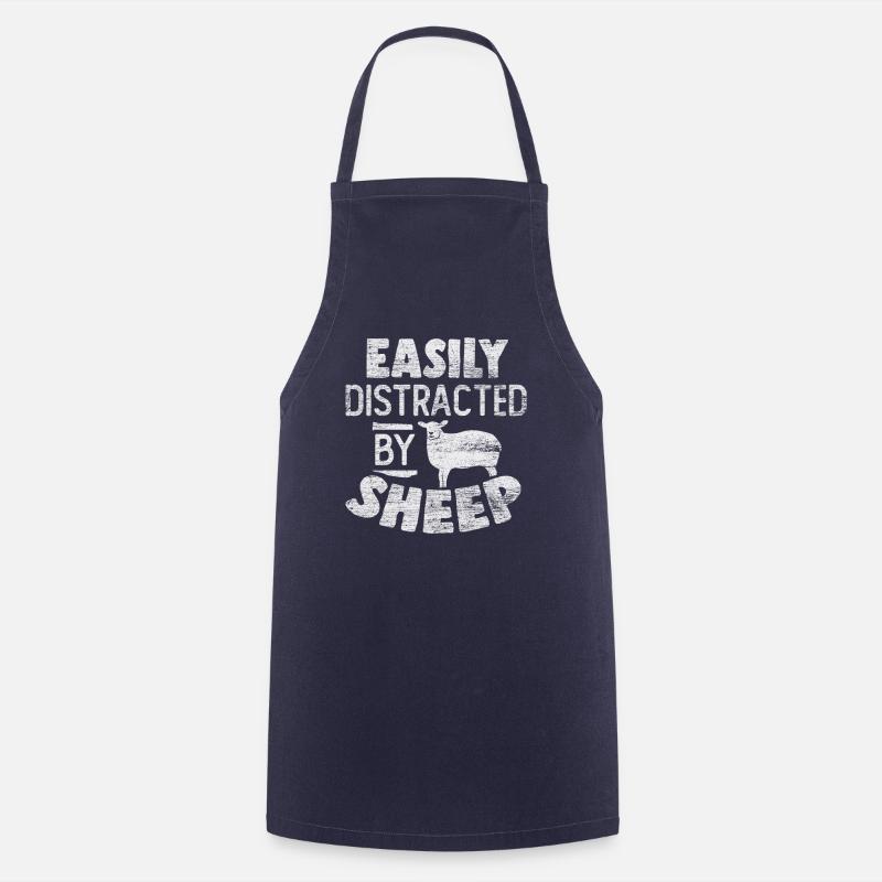 Éleveur de moutons - Tablier de cuisine - marine