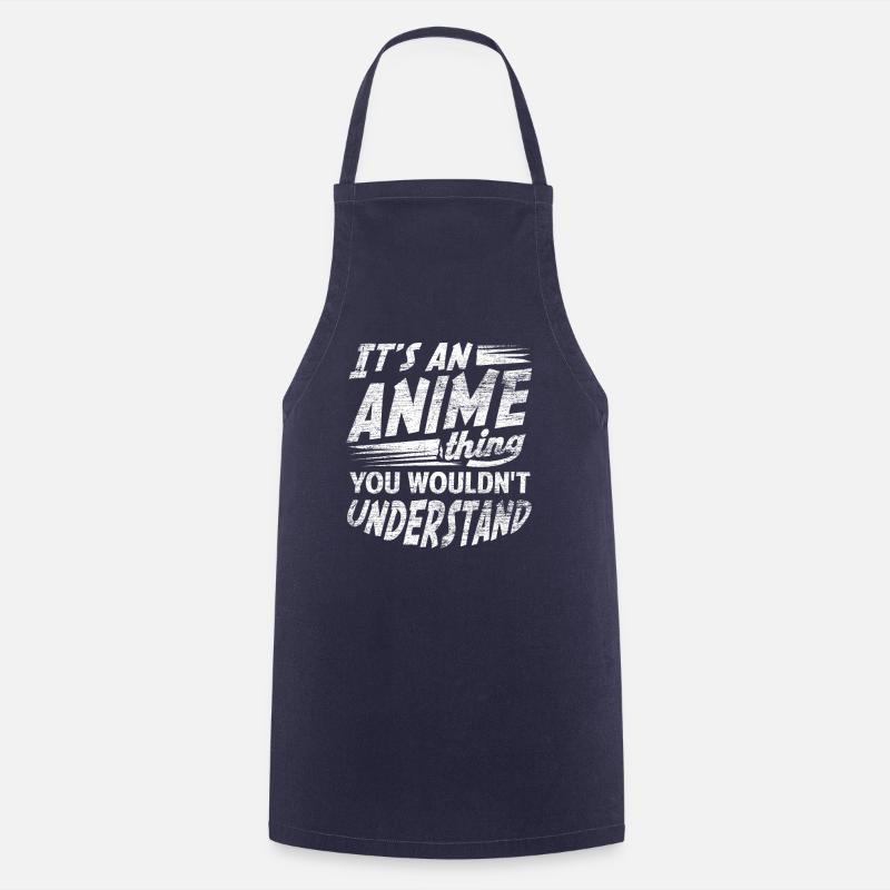 Anime - Cooking Apron - navy