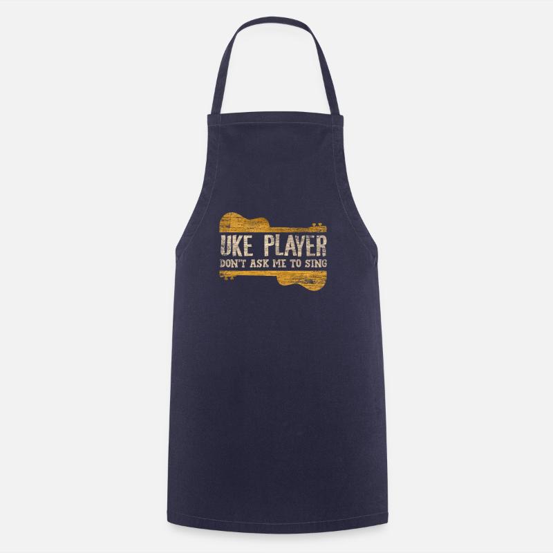 ukulélé - Tablier de cuisine - marine