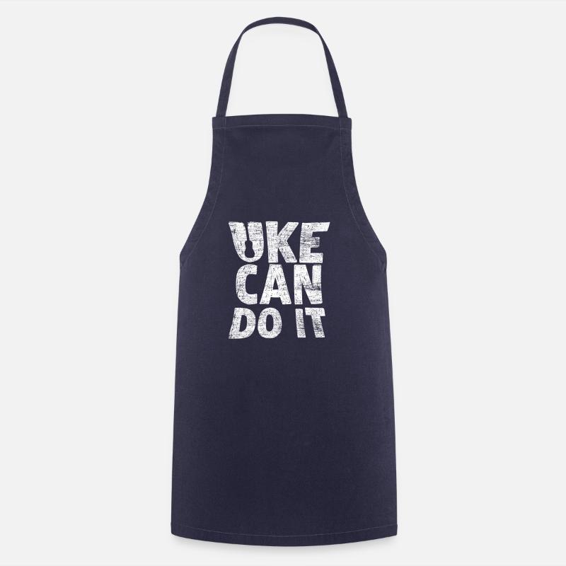 ukulélé - Tablier de cuisine - marine