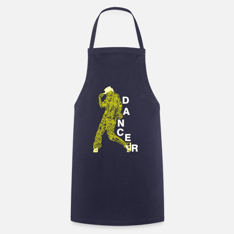Danseur danse musique disant cadeau de danseur - Tablier de cuisine - marine