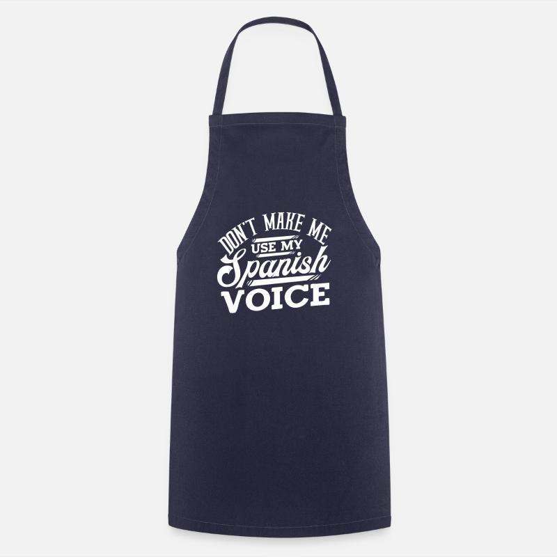 Spain Spanish - Cooking Apron - navy