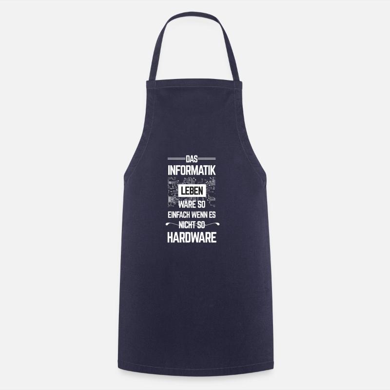 Informatik Programierer Computer PC Geschenk - Kochschürze - Navy