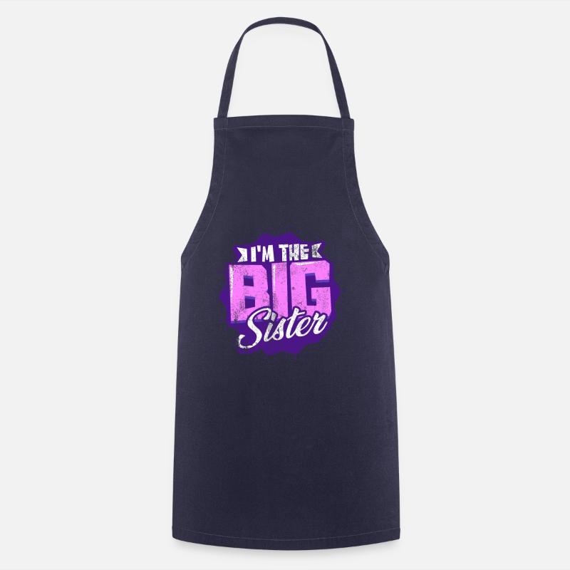 Big sister - Cooking Apron - navy