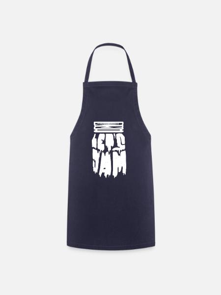 Groupe de musiciens de musique jam - Tablier de cuisine - marine