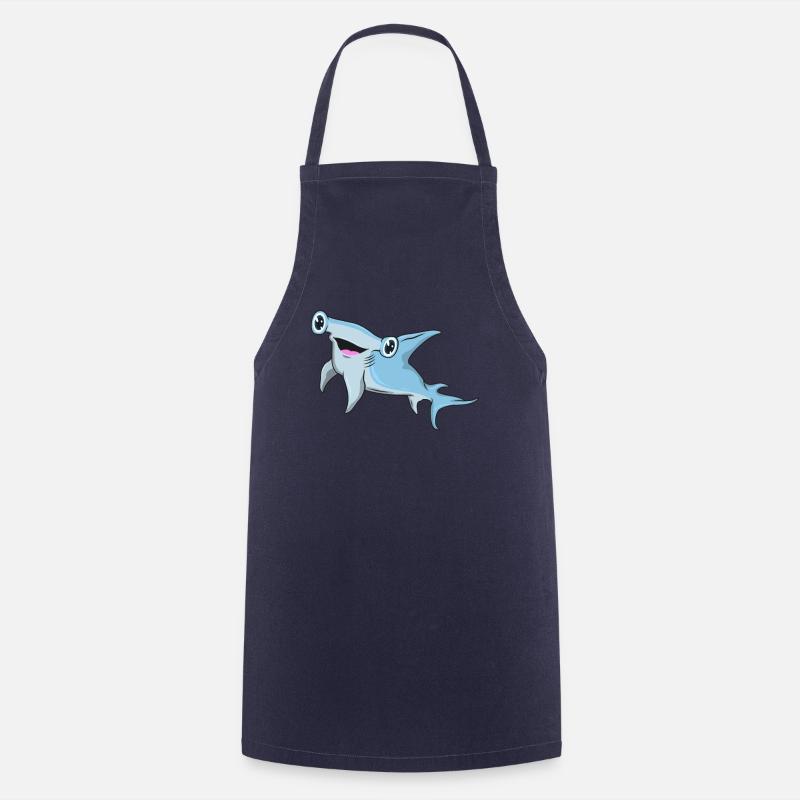 Requin-marteau - Tablier de cuisine - marine