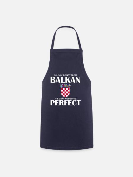 Hrvatska lustiges Kroatien Geschenkidee Croatia - Kochschürze - Navy