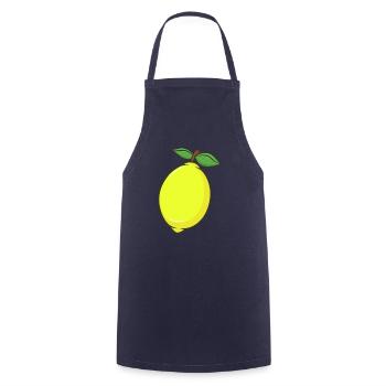 lemon - Cooking Apron - navy - Front - AI Model Male 185 dark (185cm)