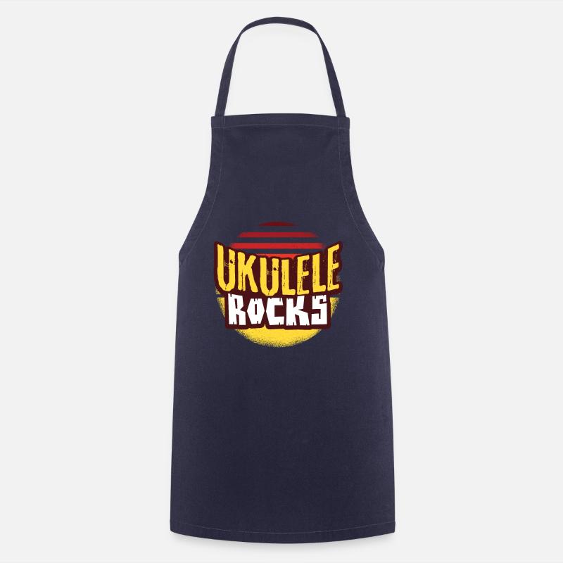 Ukulele - Kochschürze - Navy