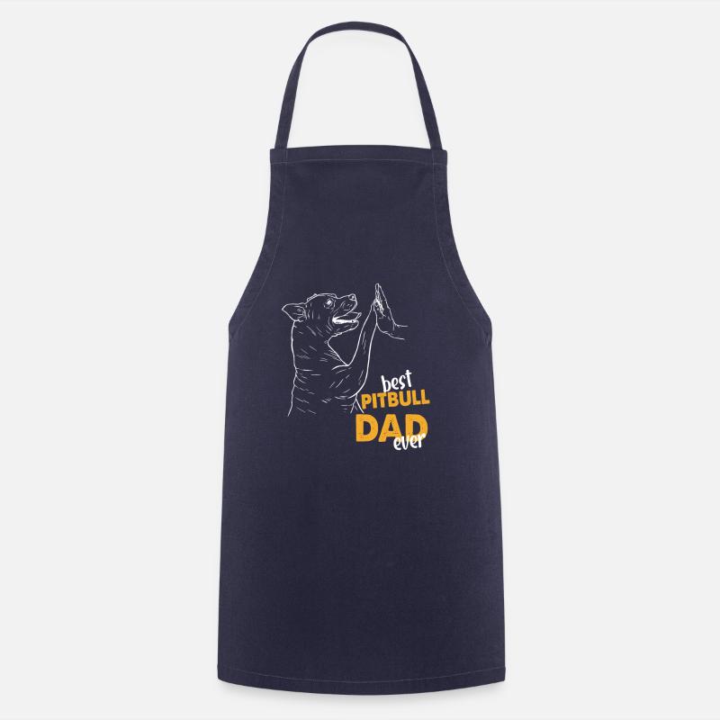 Best Pitbull Dad Ever - Kochschürze - Navy