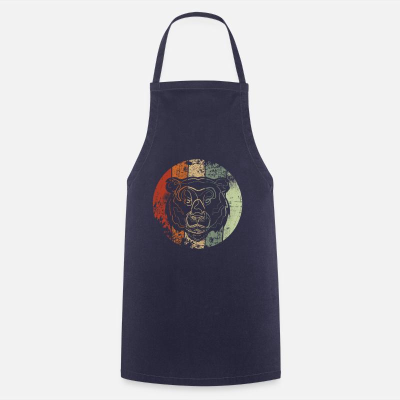 Ours vintage - Tablier de cuisine - marine