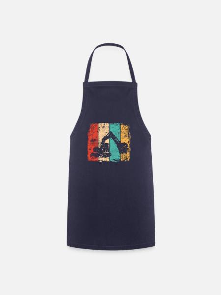 Bagger vintage - Kochschürze - Navy