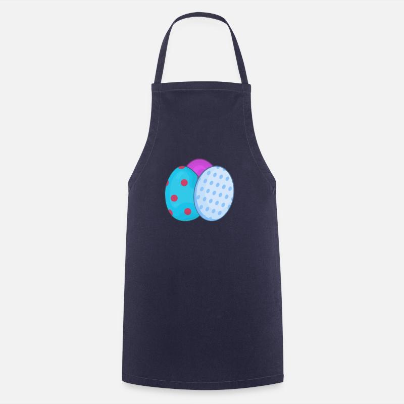 Easter easter eggs - Cooking Apron - navy