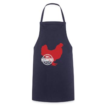 vegan frei Anti-Vegetarier Fleischliebhaber Huhn - Kochschürze - Navy - Vorne - AI Model Male 185 dark (185cm)