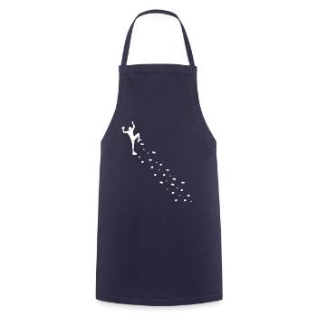 Escalade escalade bouldern montagne - Tablier de cuisine - marine - Devant - AI Model Male 185 dark (185cm)