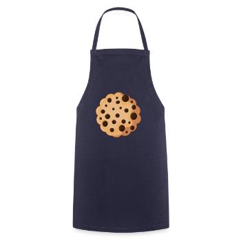 Keks Cookie - Kochschürze - Navy - Vorne - AI Model Male 185 dark (185cm)