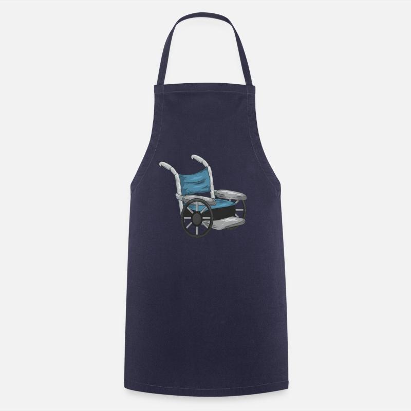 Rollstuhl - Kochschürze - Navy