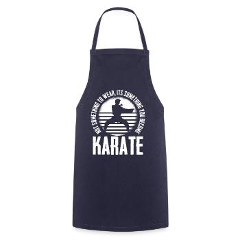 Es ist etwas, das du zu Karate Fighter Karate - Kochschürze - Navy - Vorne - AI Model Male 185 dark (185cm)