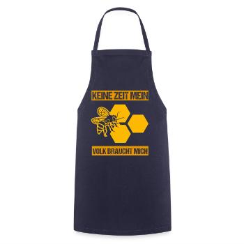Hobbyimker Imker Bienen Flüsterer Imkern Honig - Kochschürze - Navy - Vorne - AI Model Male 185 dark (185cm)