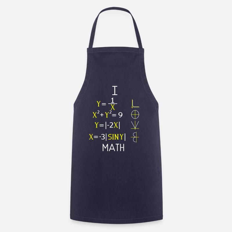 Maths Maths Professeurs de maths Maths - Tablier de cuisine - marine