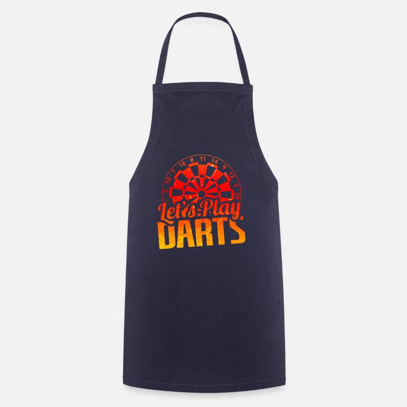 Dart player dart player gift - Cooking Apron - navy