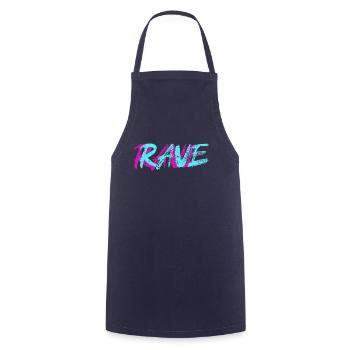 Rave - Kochschürze - Navy - Vorne - AI Model Male 185 dark (185cm)