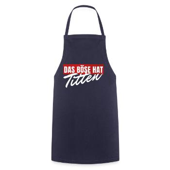 Lustige Sprüche gegen Frauen Sarkasmus Humor - Kochschürze - Navy - Vorne - AI Model Male 185 dark (185cm)