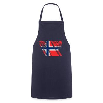 Norwegen - Kochschürze - Navy - Vorne - AI Model Male 185 dark (185cm)